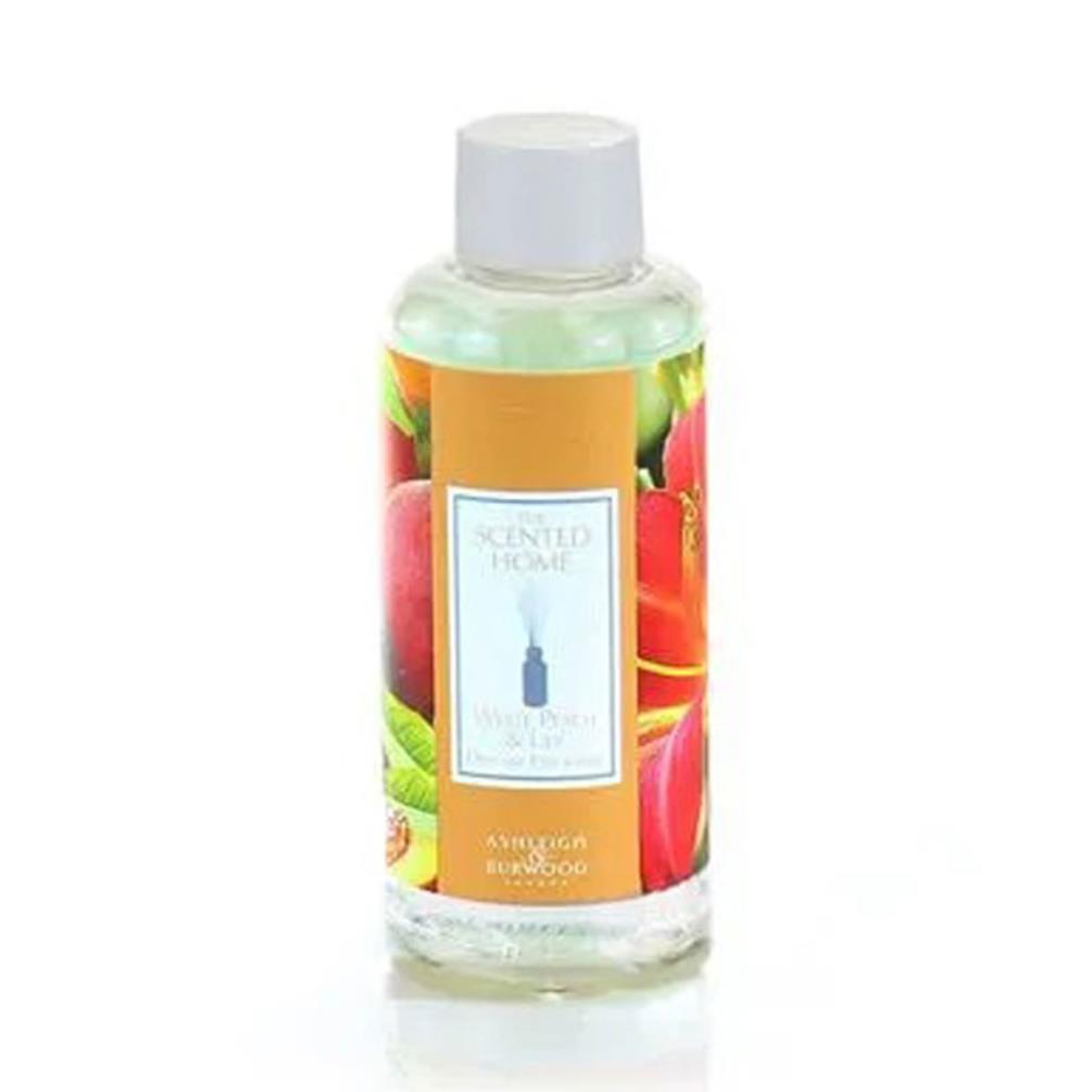 Ashleigh & Burwood White Peach & Lily Scented Home Reed Diffuser Refill 150ml £8.96